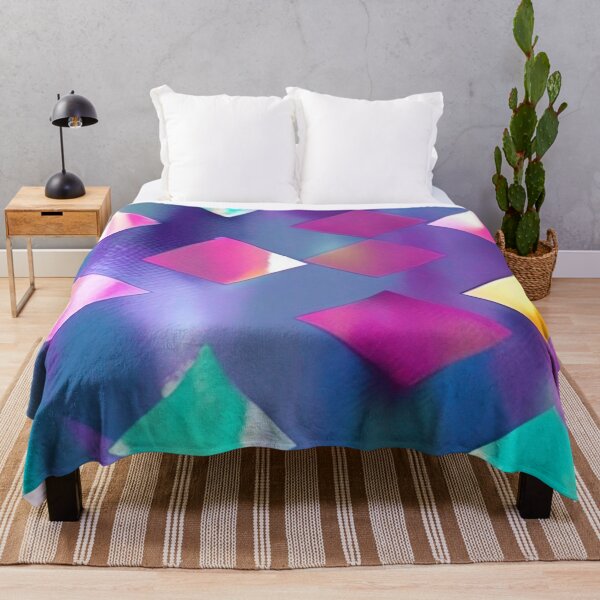 Item preview, The Perceptive Vision - Colorful Diamond and Pyramid Triangular Shape Pattern designed and sold by bandjdesigns.