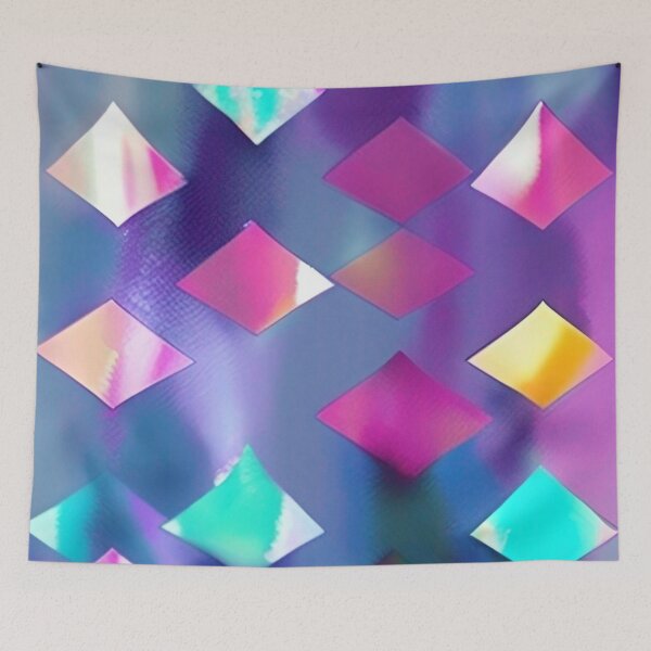 Item preview, The Perceptive Vision - Colorful Diamond and Pyramid Triangular Shape Pattern designed and sold by bandjdesigns.
