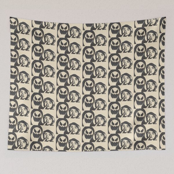 Item preview, Ghost Girl Digital Illustration Black And Beige Textured Fade designed and sold by Bennett Swanson.
