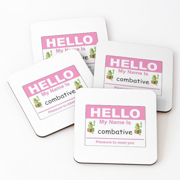 Item preview, Hello My Name Is Combative designed and sold by irlecates.