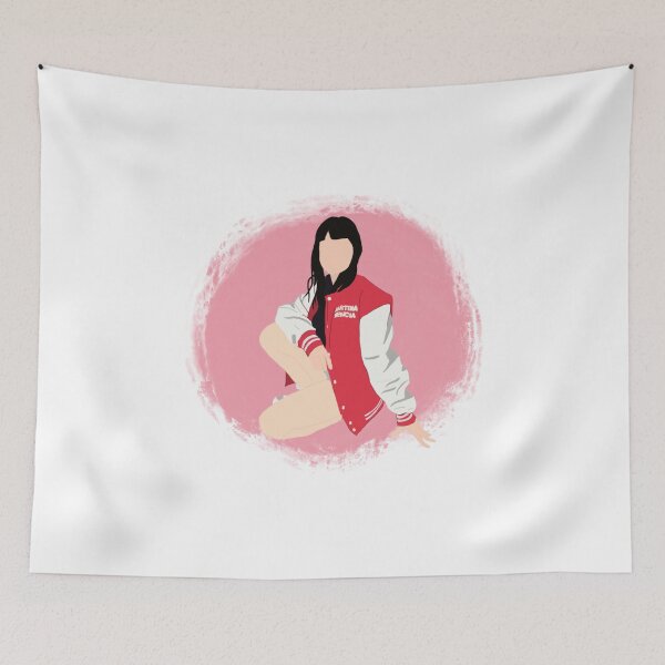 Item preview, Elite Netflix Show & cool girl mencia pink background designed and sold by paintingtour.