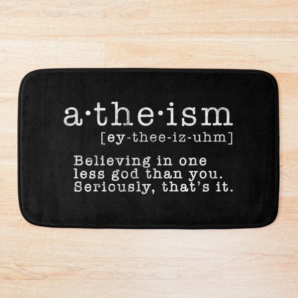 Item preview, Atheism Definition - Distressed Look designed and sold by politicalamity.