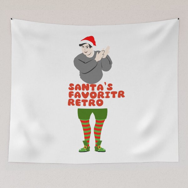 Item preview, Santas Favorite Teacher Retro Groovy Christmas Xmas Women Essential T-Shirt designed and sold by laouamra.