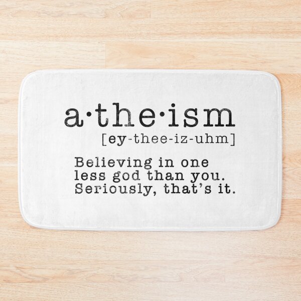 Item preview, Atheism Definition - Distressed Look designed and sold by politicalamity.