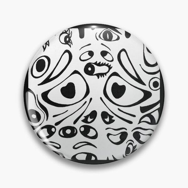 Item preview, Creeping Eyes Black And White designed and sold by Bennett Swanson.