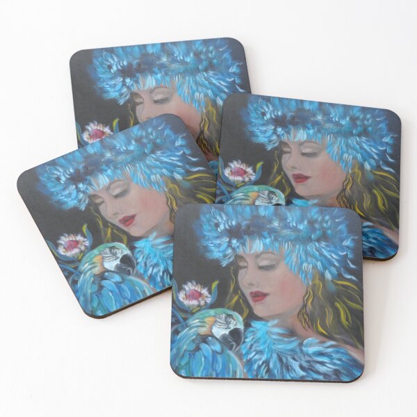 Item preview, Hula Girl and the Parrot designed and sold by jennyleeandjim.