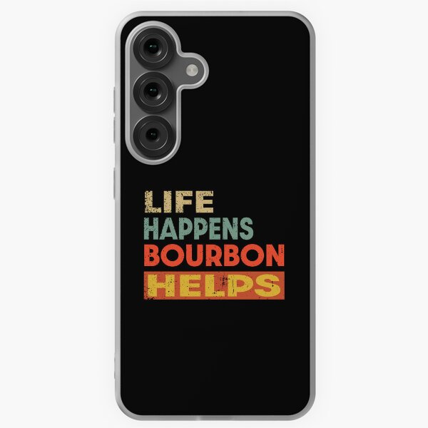Item preview, Life Happens Bourbon  Helps Funny Bourbon Lover designed and sold by JasKei-Designs.