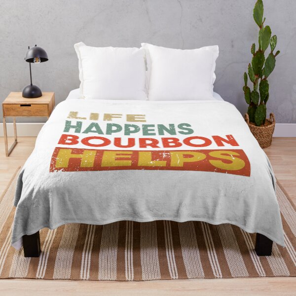 Item preview, Life Happens Bourbon  Helps Funny Bourbon Lover designed and sold by JasKei-Designs.