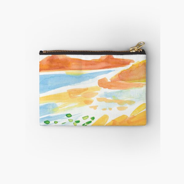 Item preview, Abstract Sea Inlet Watercolor designed and sold by TiffanyMackay.