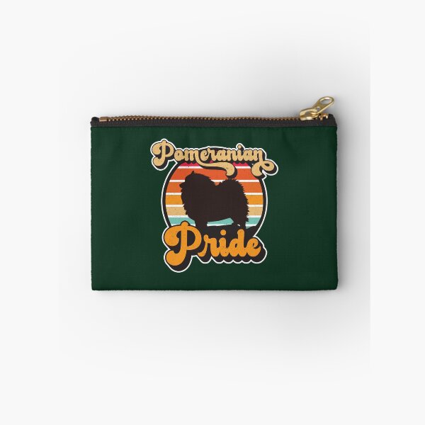 Item preview, Pomeranian Pride Retro Sunset Dog Silhouette Pet Design designed and sold by CRHPOD20.