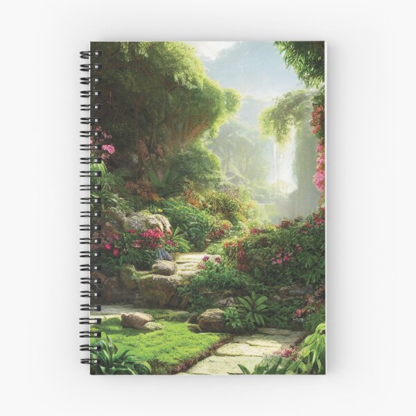 Item preview, Floral Path With Waterfall designed and sold by BrightC.