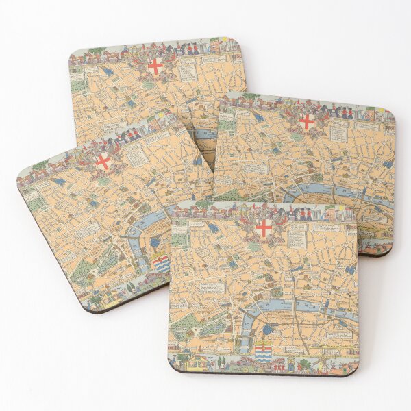 Item preview, Old map of London (1938) designed and sold by coolshitba.