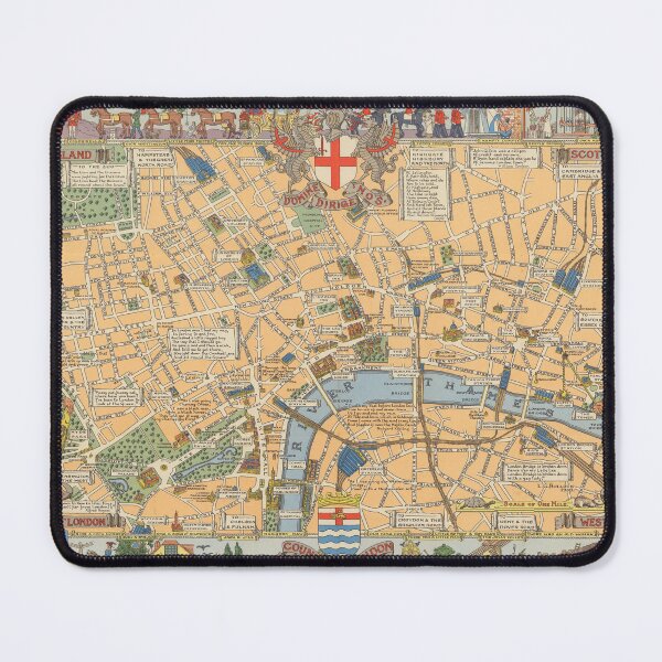 Item preview, Old map of London (1938) designed and sold by coolshitba.