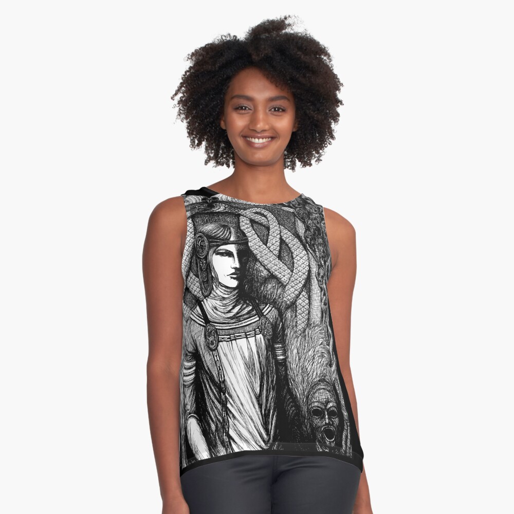 Item preview, Sleeveless Top designed and sold by Sirielle.