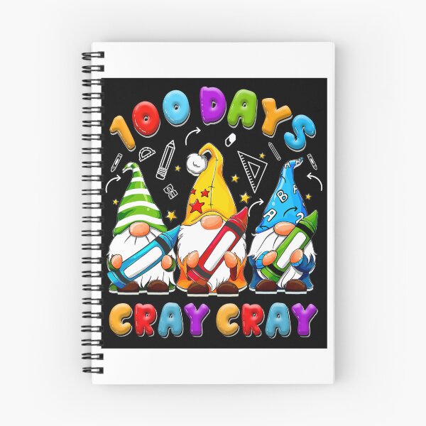 Item preview, Gnome 100 days of school Cray Cray Teacher designed and sold by SamArtistbyAUS.