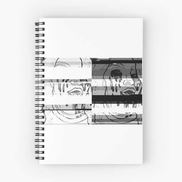 Item preview, Glitched Melting Girl Digital Illustration Black And White designed and sold by Bennett Swanson.