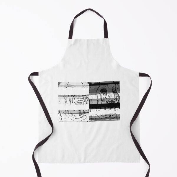 Item preview, Glitched Melting Girl Digital Illustration Black And White designed and sold by Bennett Swanson.