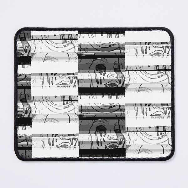 Item preview, Glitched Melting Girl Digital Illustration Black And White designed and sold by Bennett Swanson.