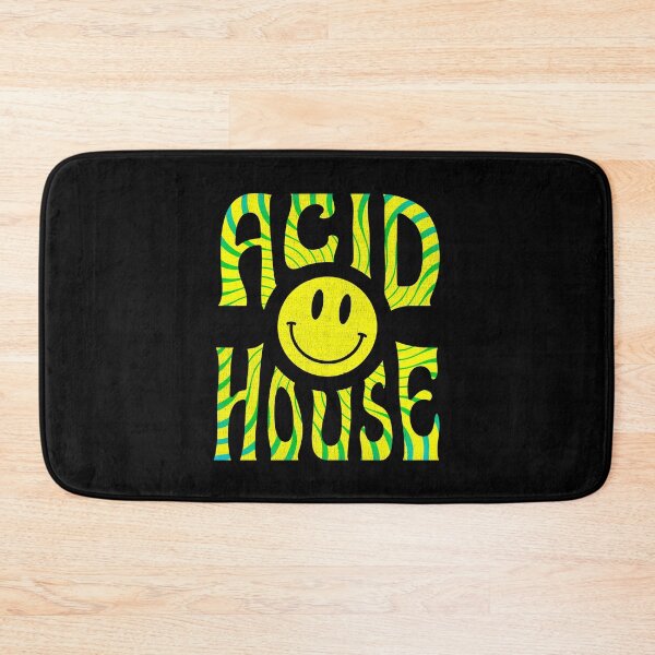 Aperçu de l'œuvre Maison acide et smiley créée et vendue par sunsetgraphics.