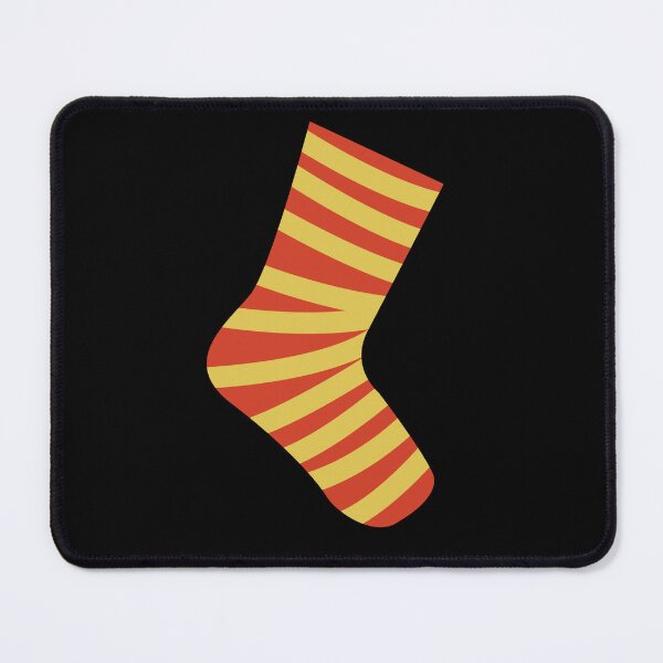 Item preview, Yellow and Red Striped Christmas Stocking designed and sold by PrintPortal.
