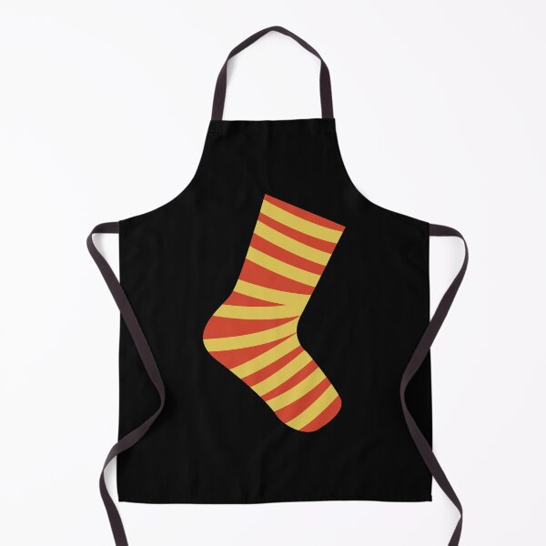 Item preview, Yellow and Red Striped Christmas Stocking designed and sold by PrintPortal.
