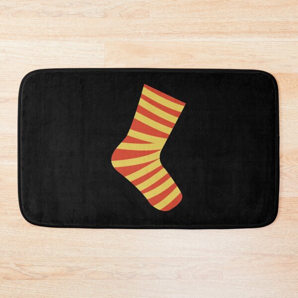 Item preview, Yellow and Red Striped Christmas Stocking designed and sold by PrintPortal.