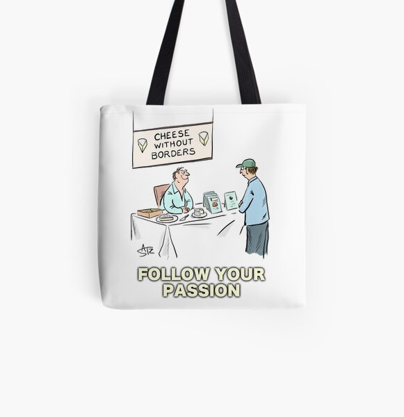 Follow your passion All Over Print Tote Bag
