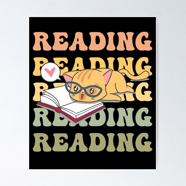 Item preview, Cat Loving To Read designed and sold by TheAnimalZ00.