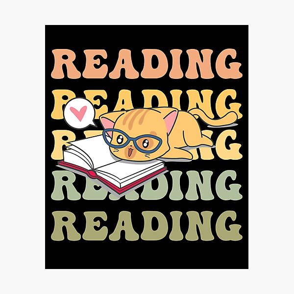 Item preview, Cat Loving To Read designed and sold by TheAnimalZ00.