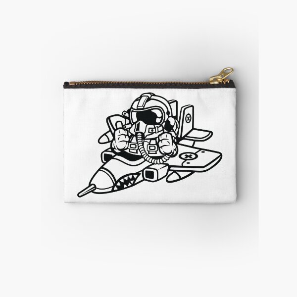 Artikelvorschau, Kampfpilot-Cartoon entworfen und verkauft von ThatMerchStore.