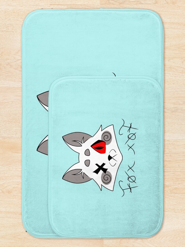 Thumbnail 5 of 6, Bath Mat, X fox | Color version designed and sold by Loki71921.