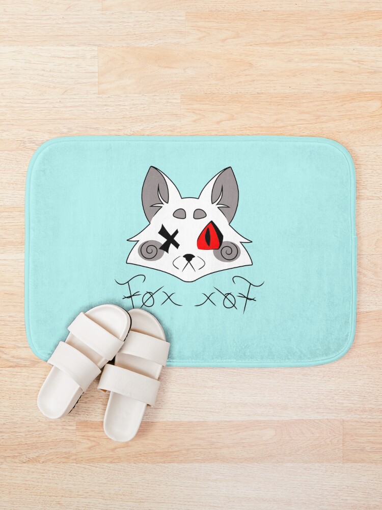 Thumbnail 1 of 6, Bath Mat, X fox | Color version designed and sold by Loki71921.