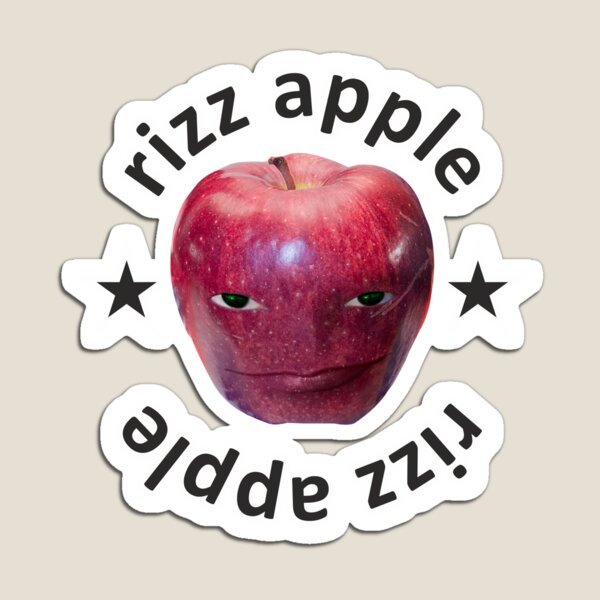 Artikelvorschau,  Ohio Rizz Apple, Apfel-Meme von TikTok v3. entworfen und verkauft von azerbera.