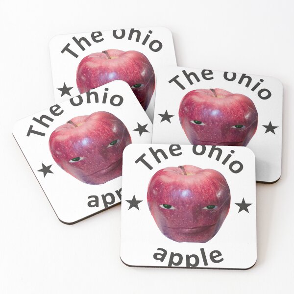 Item preview, Ohio rizz apple, apple meme from TikTok v2. designed and sold by azerbera.