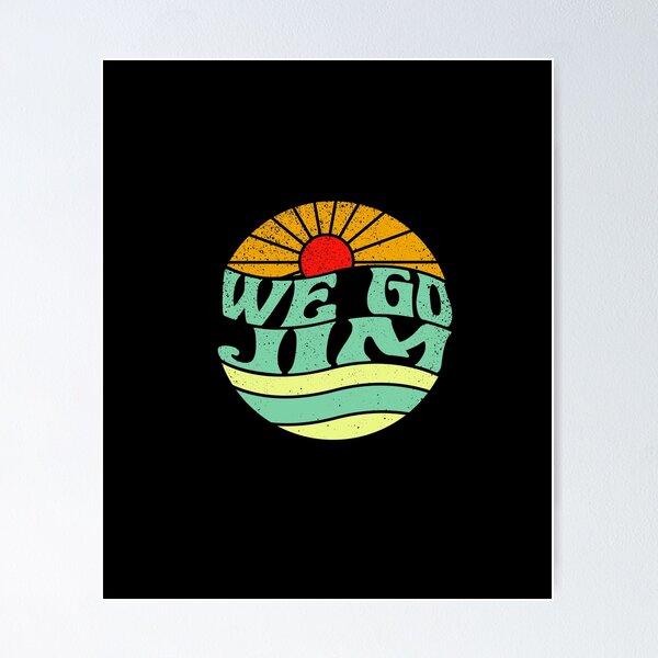 Item preview, We Go Jim - Retro Vintage Training bodybuilding Workout  designed and sold by ZETTIF ⭐⭐⭐⭐⭐.