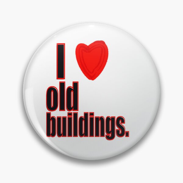 Item preview, I Heart Old Buildings Text Design - Heritage Protection designed and sold by jolabrese.