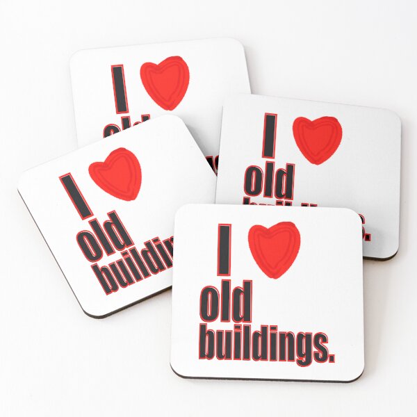 Item preview, I Heart Old Buildings Text Design - Heritage Protection designed and sold by jolabrese.