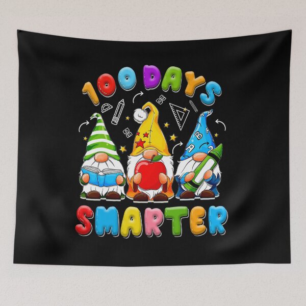 Item preview, Gnome 100 days of school Smarter Teacher designed and sold by SamArtistbyAUS.