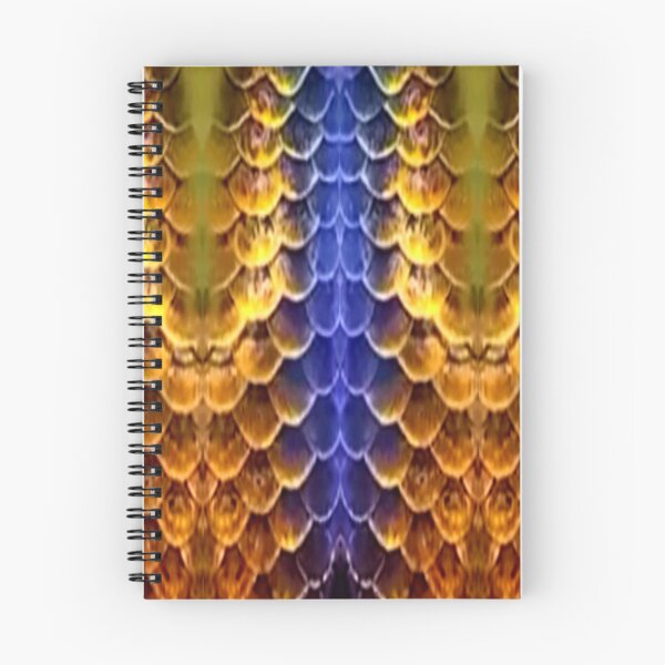 Item preview, Arowana Scales Pattern Blue and Gold designed and sold by Artistability.