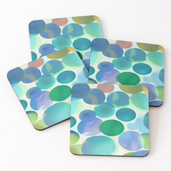 Item preview, The Intuitive Volume - Colorful Circle and Oval Shape Pattern designed and sold by bandjdesigns.