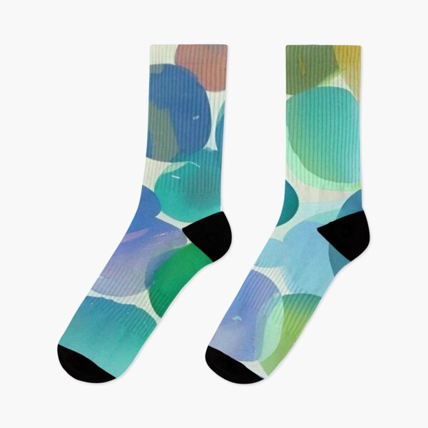 Item preview, The Intuitive Volume - Colorful Circle and Oval Shape Pattern designed and sold by bandjdesigns.