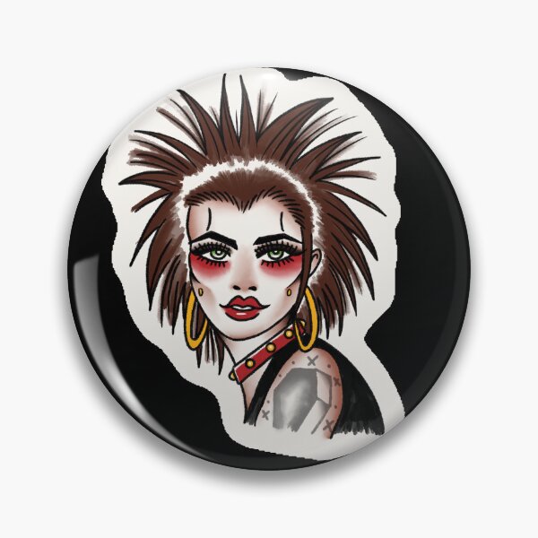 Item preview, Brunette Punk Lady  designed and sold by yamirotten.