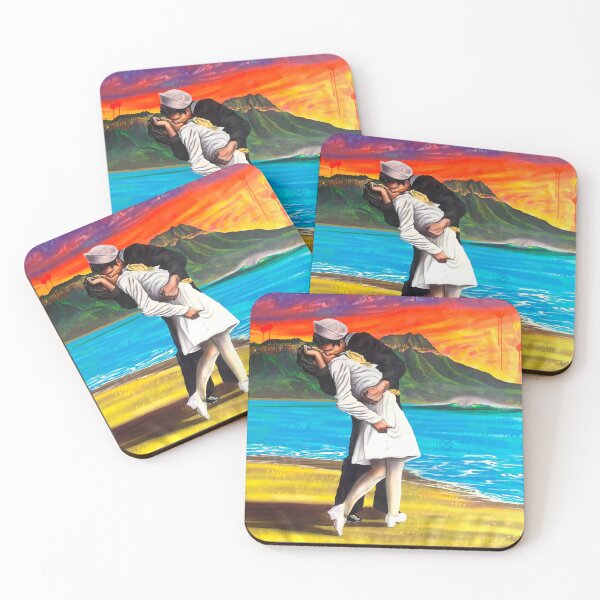 Item preview, The Kiss...in Waikiki designed and sold by TheArtofHILTON.