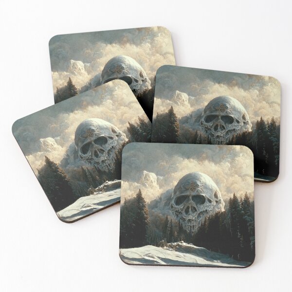 Item preview, Giant Skull on Snowy Mountain 1 designed and sold by Styxiann.