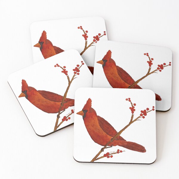 Item preview, Cardinal on a Branch designed and sold by WallaceColor.