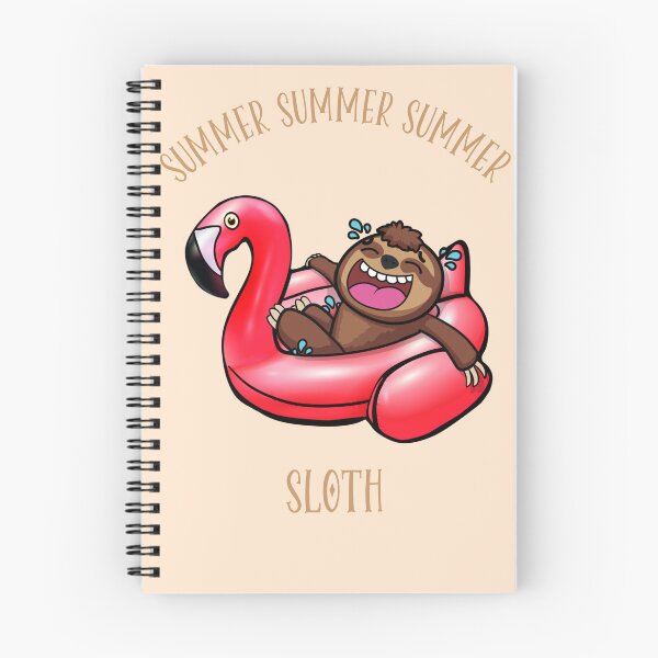 Item preview, Funny summer surfing a flamingo sloth designed and sold by TipTopTapo.