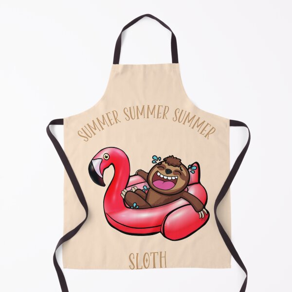 Item preview, Funny summer surfing a flamingo sloth designed and sold by TipTopTapo.