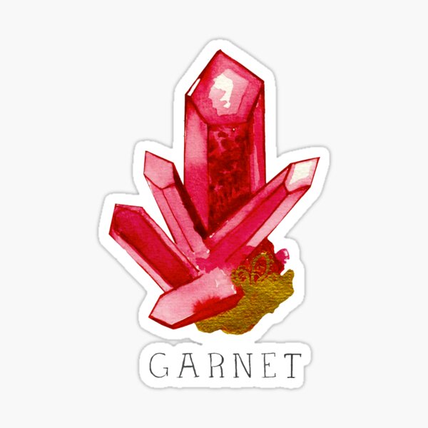 Garnet & Pomegranate Sticker