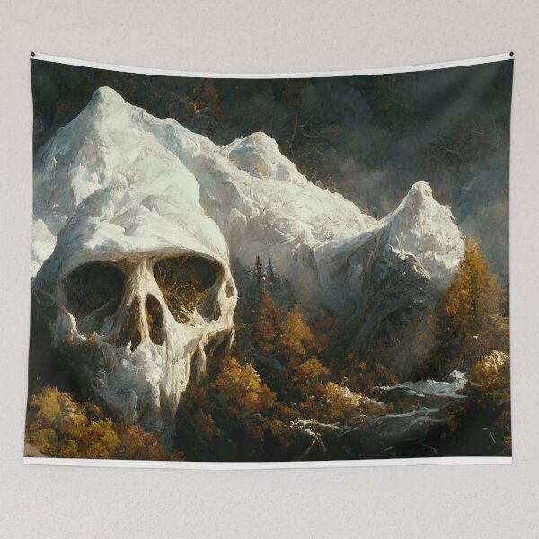 Item preview, Giant Skull on Snowy Mountain 2 designed and sold by Styxiann.