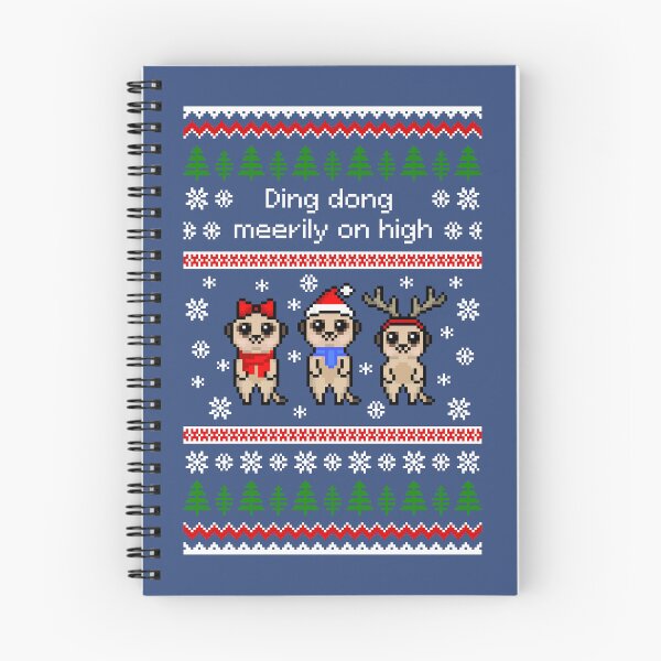 Item preview, Cute Christmas Meercats Pun Ding Dong Meerily on High designed and sold by Pixe11y.